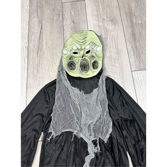 Glowing Triple Ghoul Monster Ghost Boys Halloween Costume Size S 4-6 - Picture 3 of 7